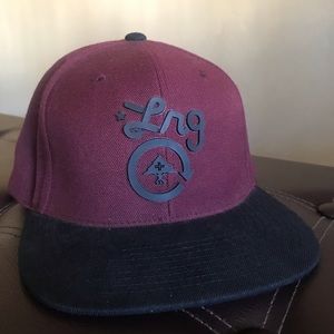 Maroon/Burgundy LRG Snapback